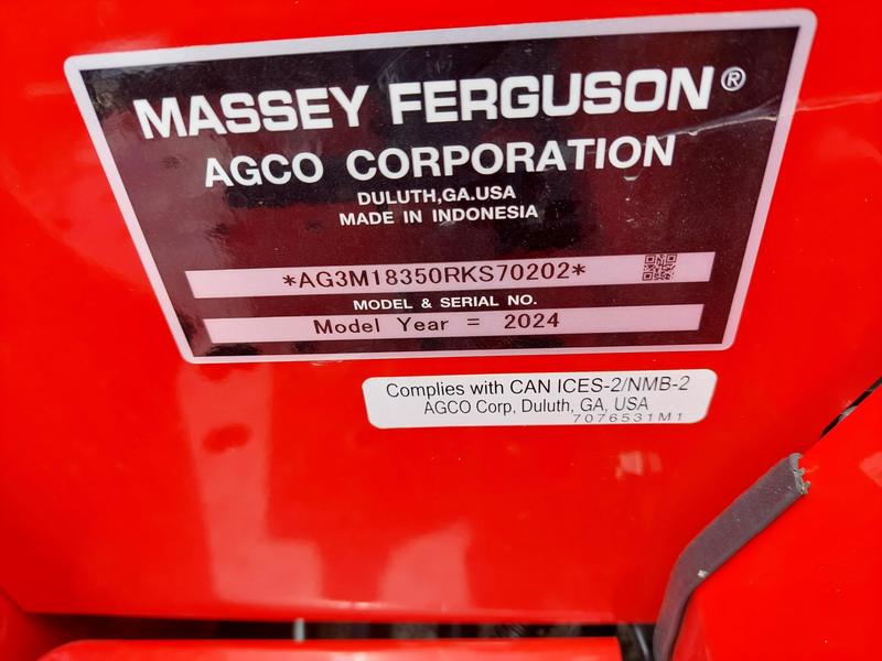 Tractors  Massey Ferguson MF1835EH Photo